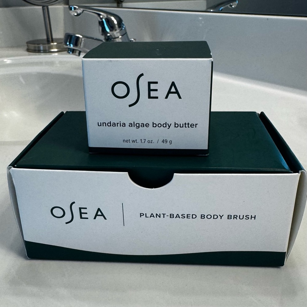 OSEA Undaria Algae Body Butter + Body Brush